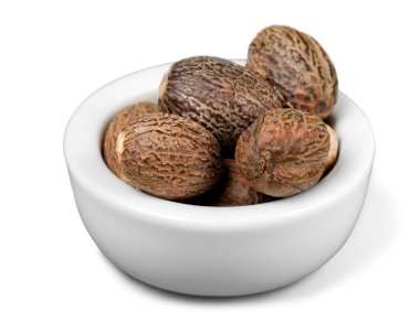 Küçük Hindistan cevizi beyaz kase