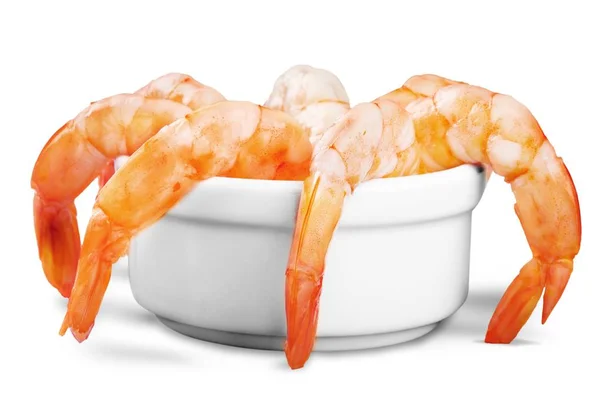 Cooked large shrimps — Stock Photo, Image