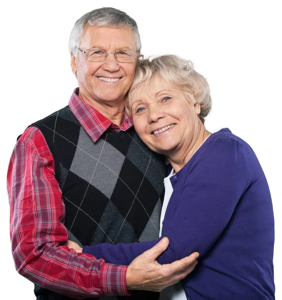 Portrait of an elderly couple — Stock Photo, Image