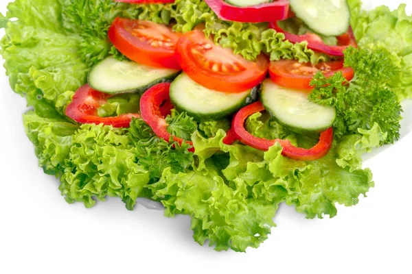 Salad segar dengan sayuran — Stok Foto