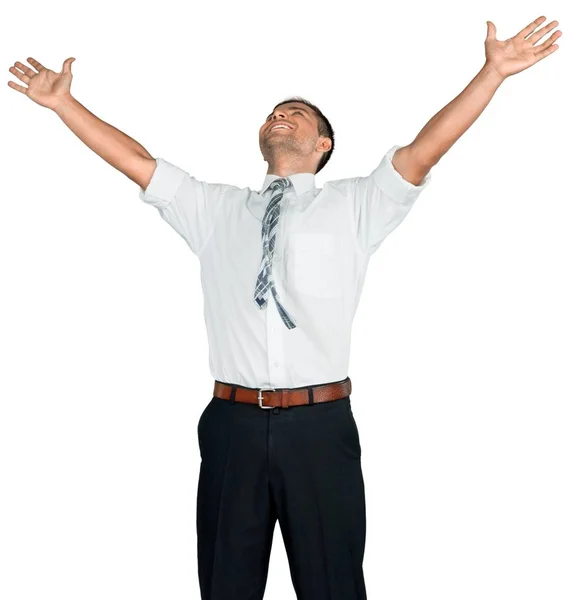 Retrato de hombre de negocios feliz — Foto de Stock