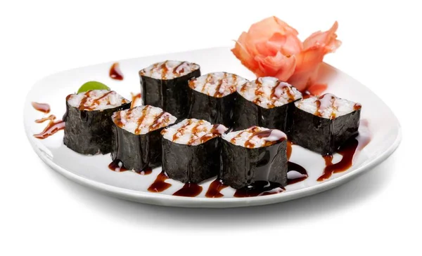 Sabrosos rollos de sushi — Foto de Stock