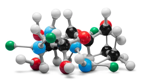 Modelo de estrutura molecular — Fotografia de Stock