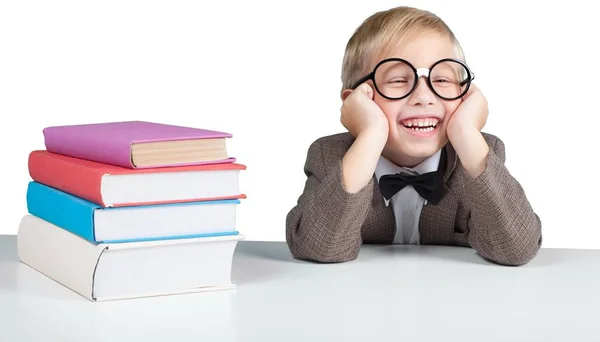 Young boy in  glasses — Stock Photo, Image