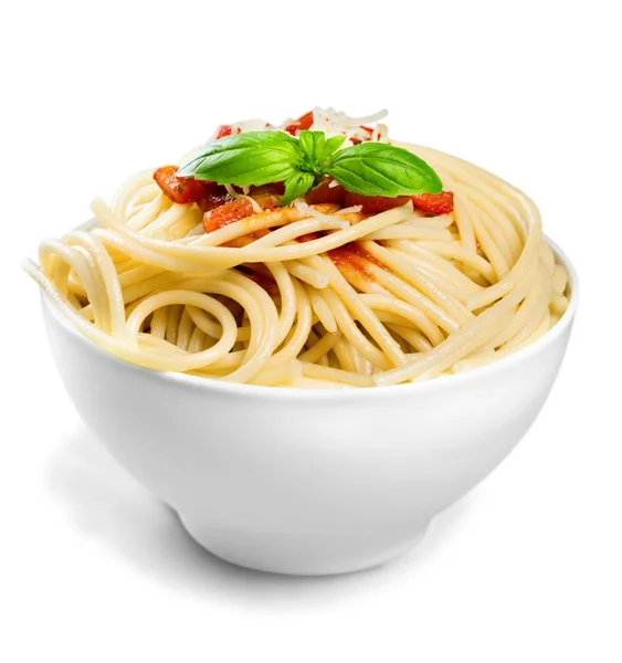 Paste de spaghete cu roșii — Fotografie, imagine de stoc