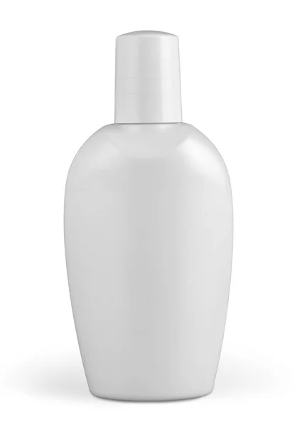 白い背景で隔離の化粧品ボトル — ストック写真