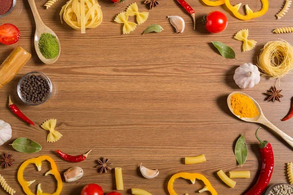 Composition of various spices — Stock Photo, Image