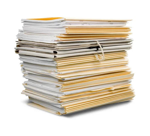 File folders with documents — Stock Photo, Image