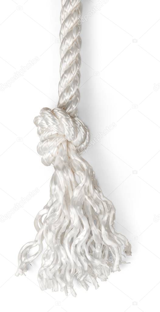 coiled rope on  background
