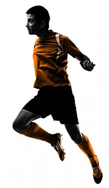 genç erkek futbol oyuncusu 