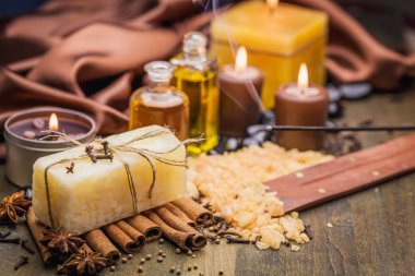 Güzel spa kompozisyonu