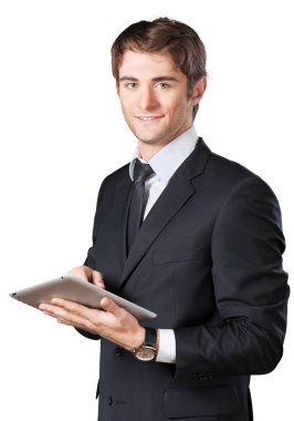 genç yakışıklı işadamı