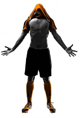 genç erkek futbol oyuncusu 