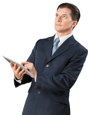 genç yakışıklı işadamı