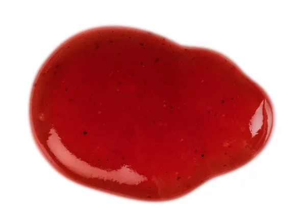 Ketchup Saus Geïsoleerd Witte Achtergrond — Stockfoto