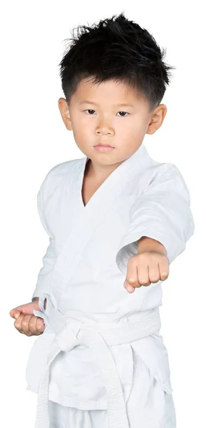 Asian Little Karate Boy — Stock Photo, Image