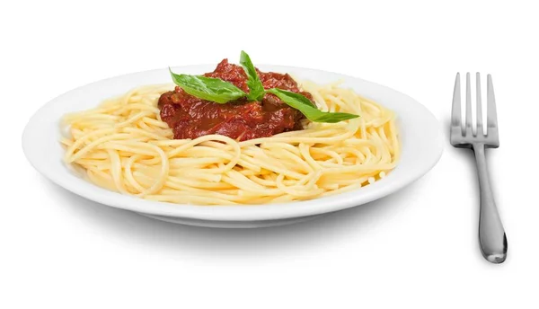 Deliciosa pasta con salsa — Foto de Stock