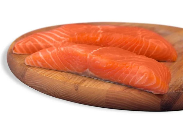 Salmone fresco crudo — Foto Stock