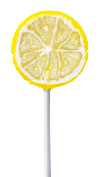 Lekkere Lolly Stick Geïsoleerd Witte Achtergrond — Stockfoto