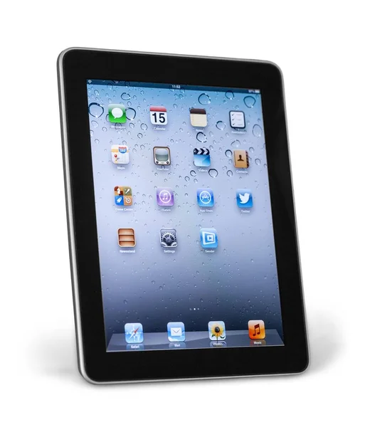 Apple iPad with touch displaying — Stock Photo, Image