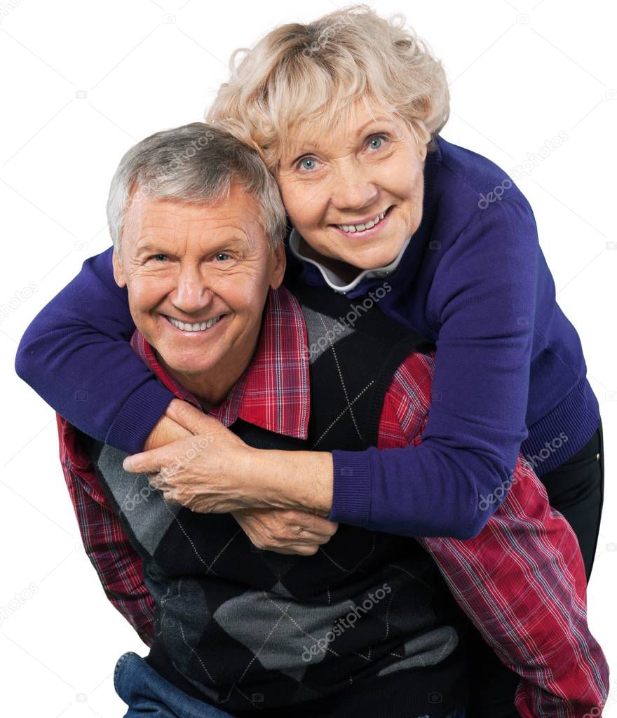 portrait of an elderly couple