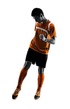 genç erkek futbol oyuncusu 