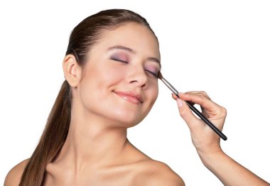 Kız için makyaj makyaj sanatçısı 