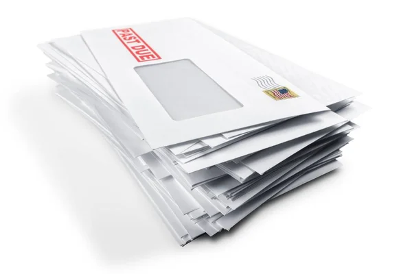 Stack of blan envelopes — Stock Photo, Image