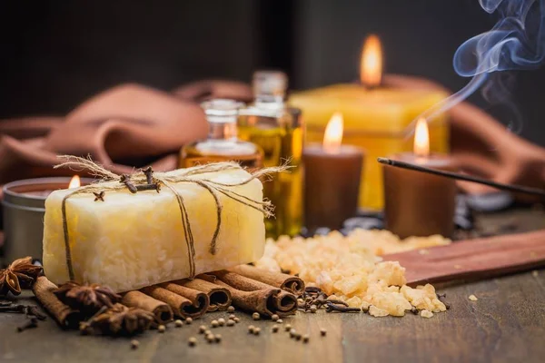 Güzel spa kompozisyonu