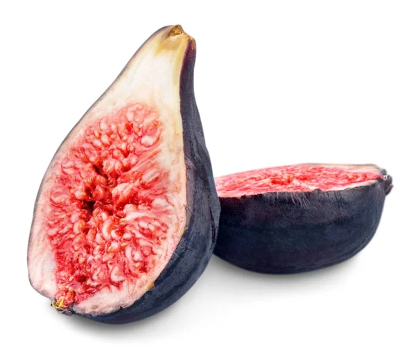 Single fig fruit isolated — Stock Photo, Image