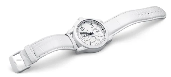 Primer plano clásico reloj de pulsera de mujer — Foto de Stock