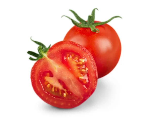Rote Tomaten isoliert — Stockfoto