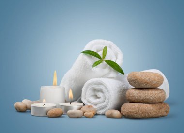 Kabarık havlu yığını