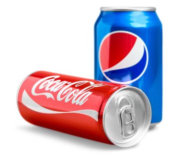 Pepsi ve coca cola kutu