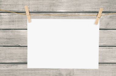 Clothesline kağıt bekle