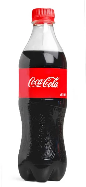 Cherson Oekraïne November 2014 Coca Cola Drinken Geïsoleerd Witte Achtergrond — Stockfoto