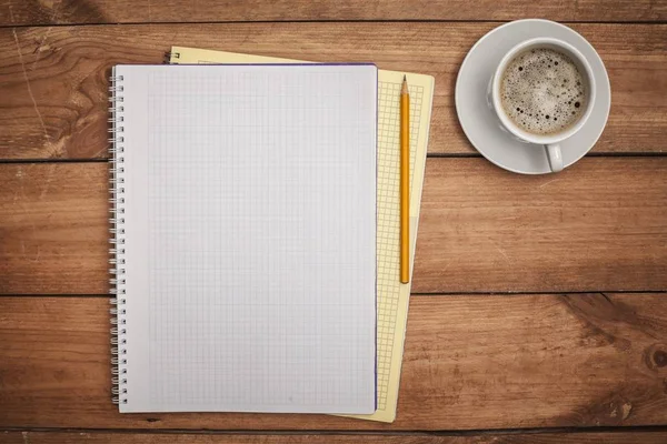 Open empty notebook — Stock Photo, Image