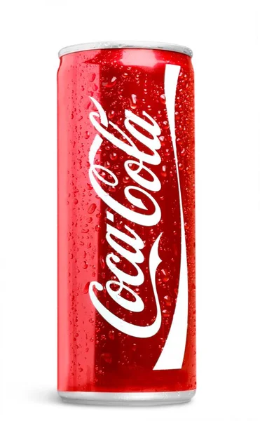 Coca Cola can isolated — Stock Photo, Image