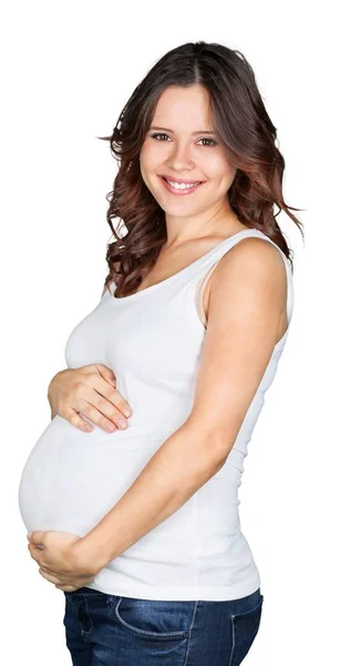 Cute pregnant woman — Stock Photo, Image