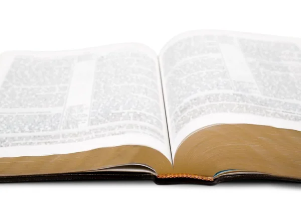 Svatá Bible Kniha Bílém Pozadí — Stock fotografie