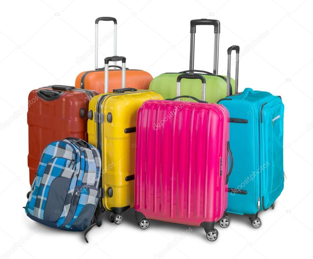 beautiful Colorful suitcases