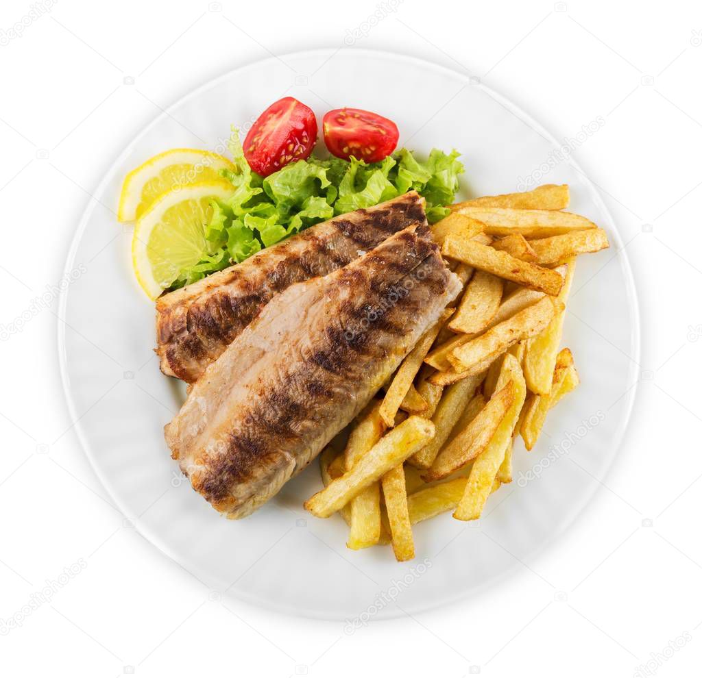 fish and french fries