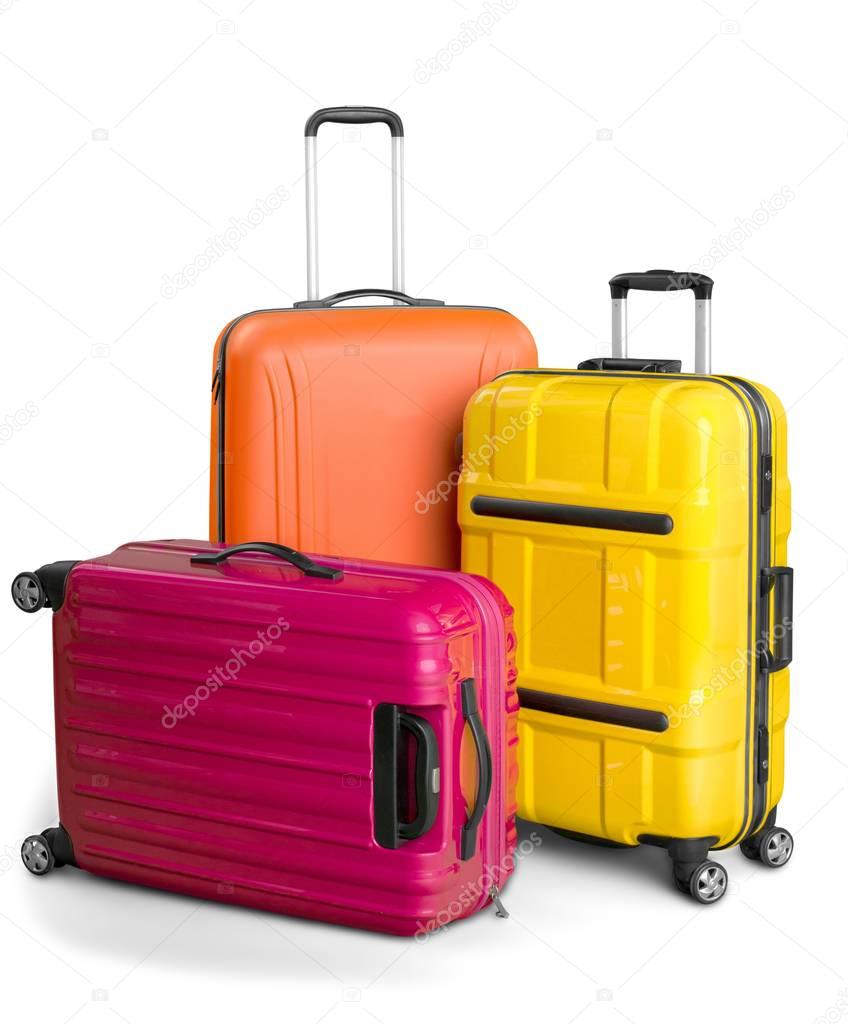 beautiful Colorful suitcases