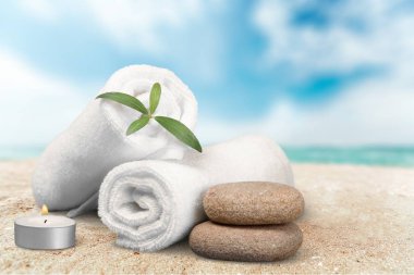 Güzel spa kompozisyonu