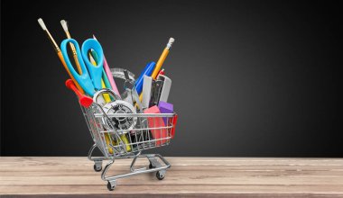 Okul Kırtasiye kompozisyon