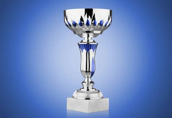 Silver  trophy cup — Stock Photo, Image