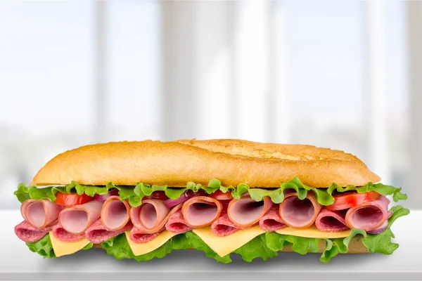 Taze lezzetli sandviç — Stok fotoğraf