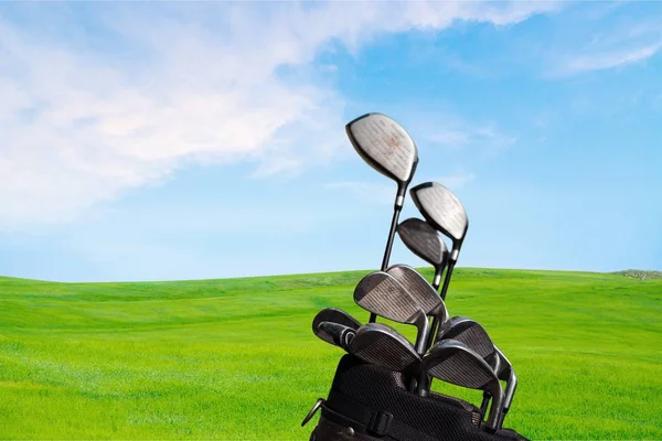 Différents clubs de golf — Photo