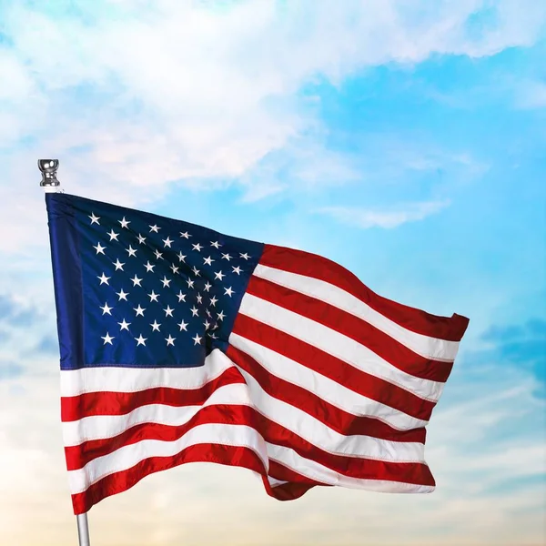 Estados Unidos da América bandeira — Fotografia de Stock