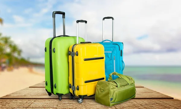 Beautiful Colorful suitcases — Stock Photo, Image